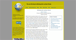 Desktop Screenshot of nuclearrisk.org