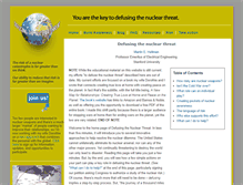 Tablet Screenshot of nuclearrisk.org